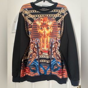 Men’s black printed long sleeve XL shirt, brand name Sub-city.